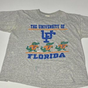 Vtg Florida Gators University T-Shirt Large Gray